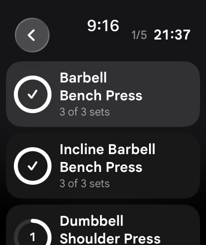 Google Pixel Watch gym workout tracking and Wear OS exercise routine